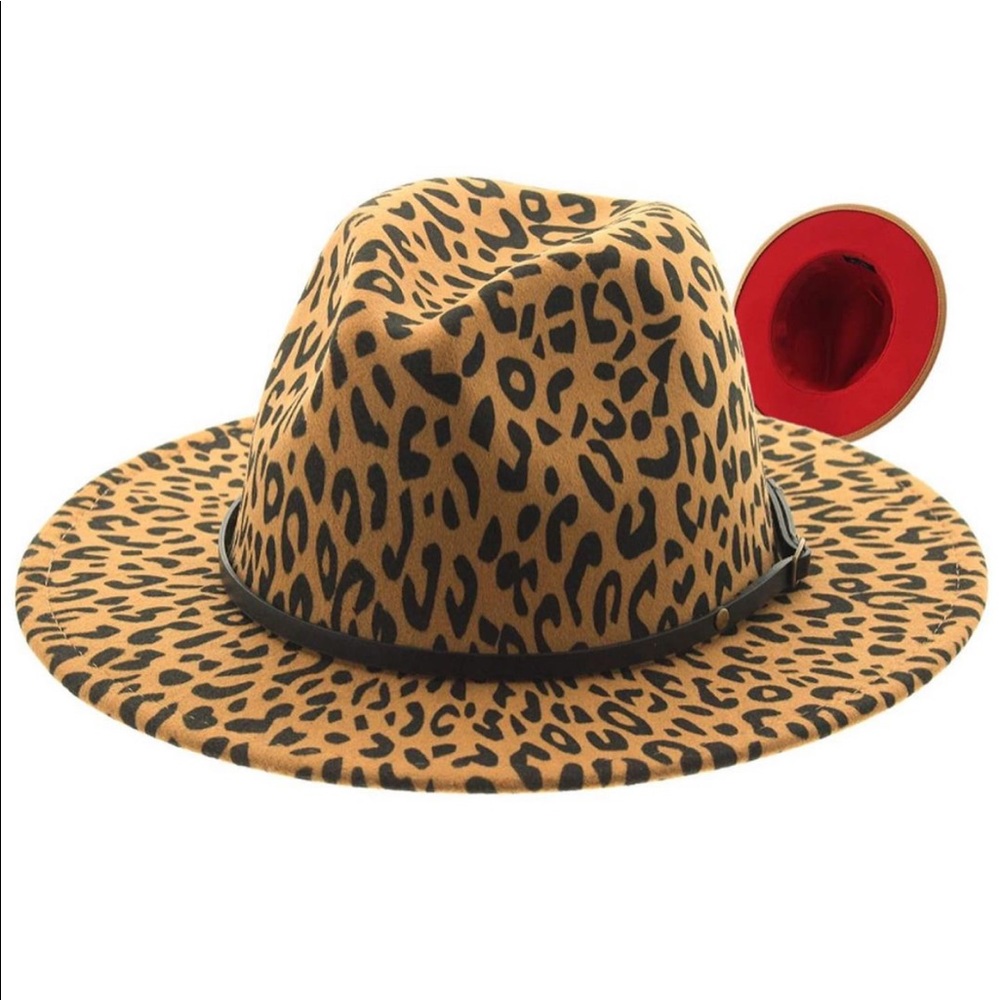 ‼️NEW‼️Lauren Cheetah Fedora - BOUTIQUE - Picture 1 of 1